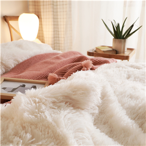 With soft fluffy plush fabric, could offer people a smooth and soft touch just like milk The 