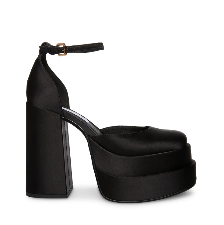 CHARLIZE BLACK SATIN