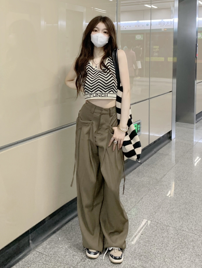 SUMMER HIGH WAIST LOOSE WIDE LEG PANTS