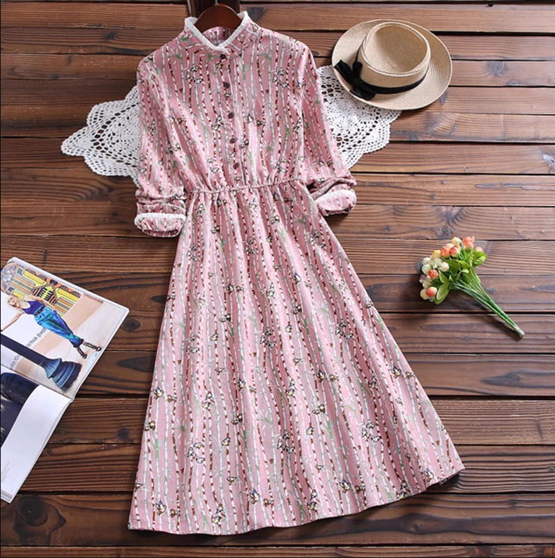 Sweet Pink Long Dress