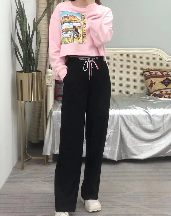 Printed Elegance Sweatshirt
