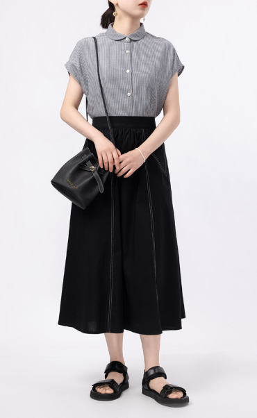 Cotton Linen Short Sleeve Shirt