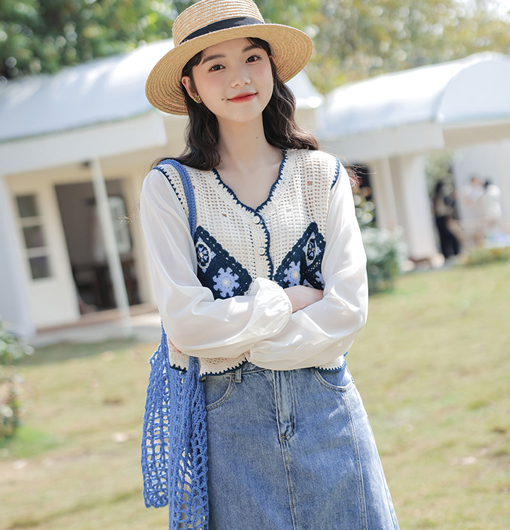 Women Chiffon Long Sleeve Shirt