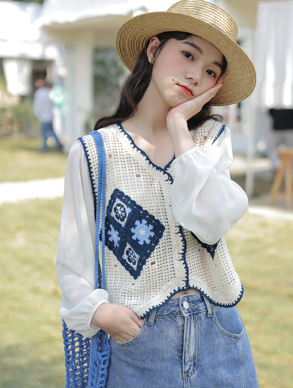 Women Chiffon Long Sleeve Shirt