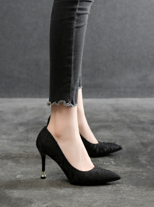 Classic Sexy High Heels Black