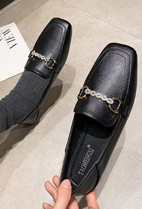 Classic Women Loafers Black