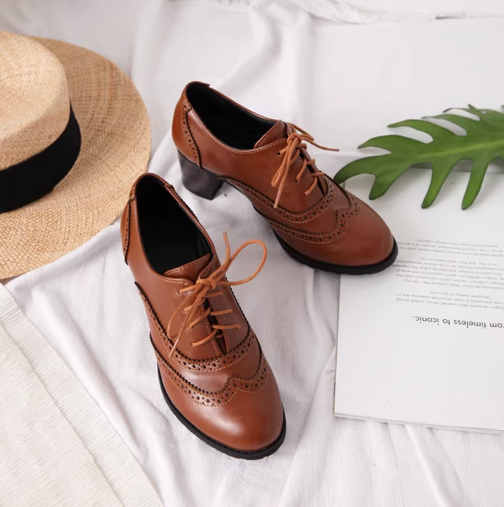Women Vintage Leather Shoes