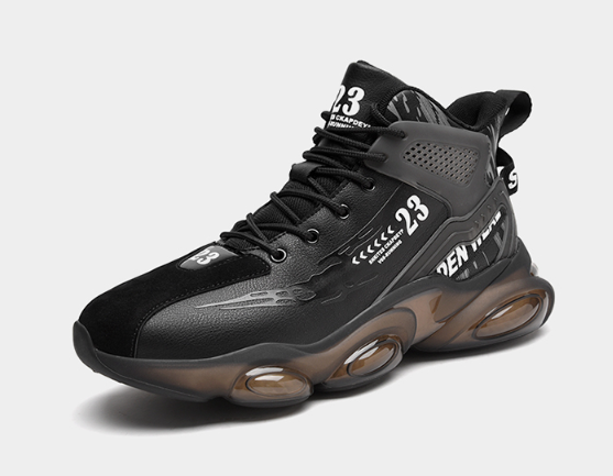 Black Cushioned soft Sneakers