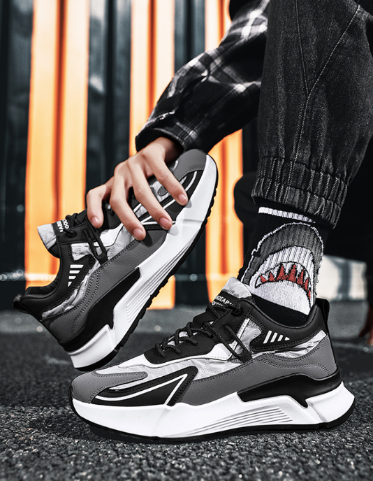 Gray Cushioned soft Sneakers