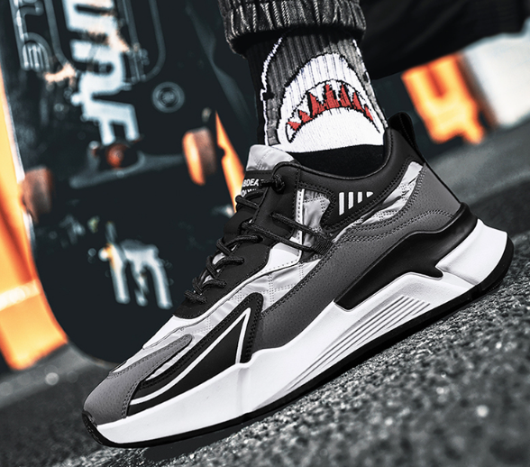 Gray Cushioned soft Sneakers