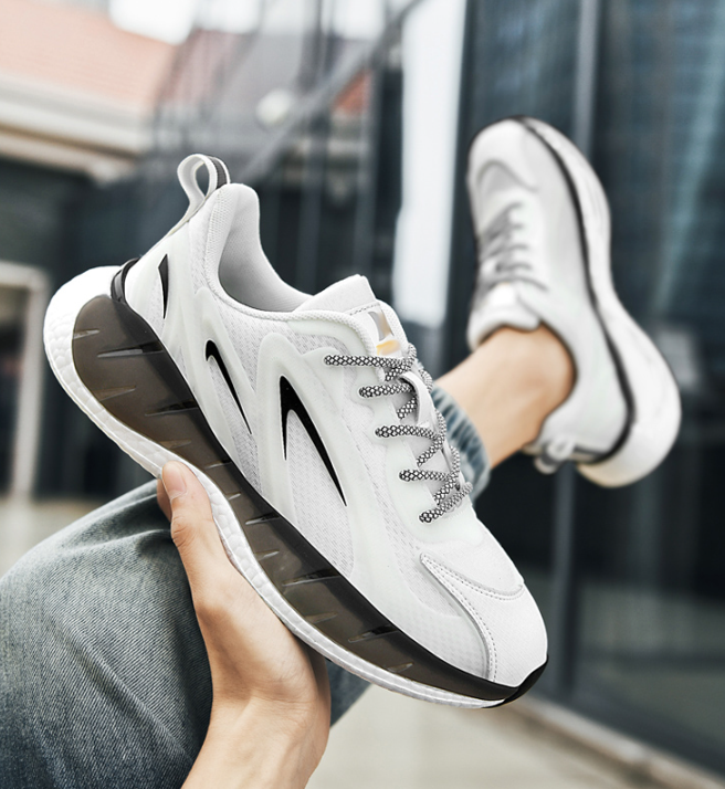 Pewter Breathable Sneakers