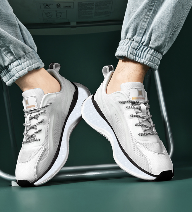 Pewter Breathable Sneakers