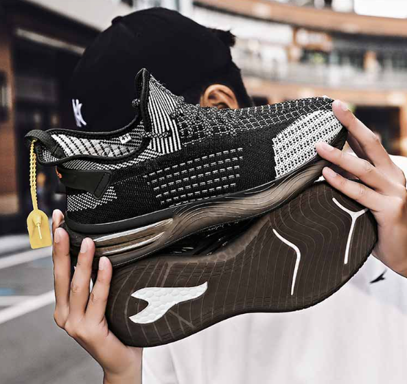 Autumn Black Breathable Sneakers