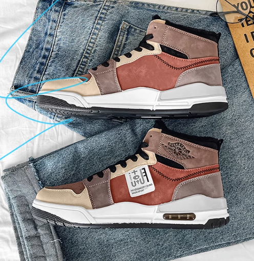 Maroon Breathable Sneakers