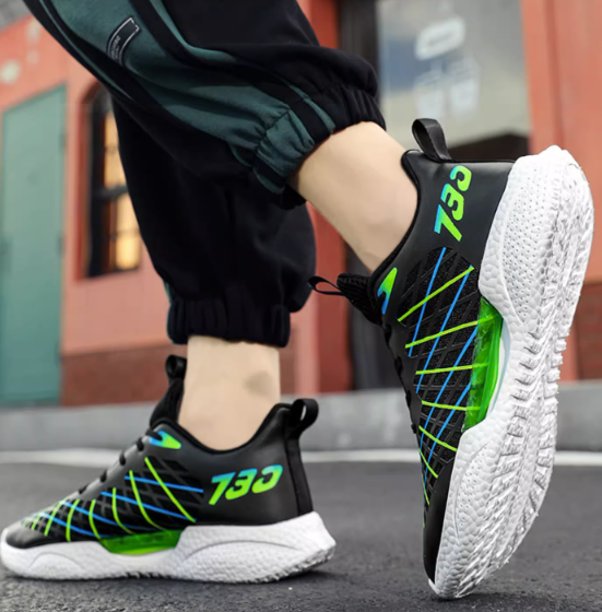 F Green Breathable  Sneakers