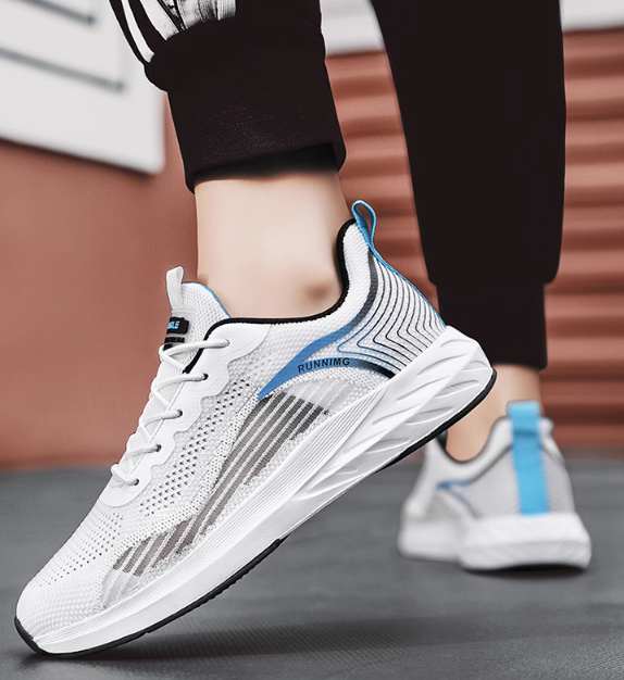 Windy Blue Breathable Sneakers