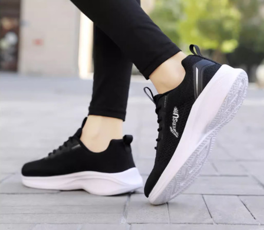 Dark Thin Shock Absorbing Sneakers