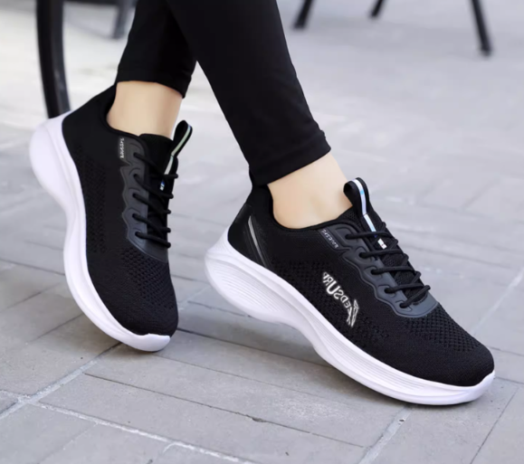 Dark Thin Shock Absorbing Sneakers