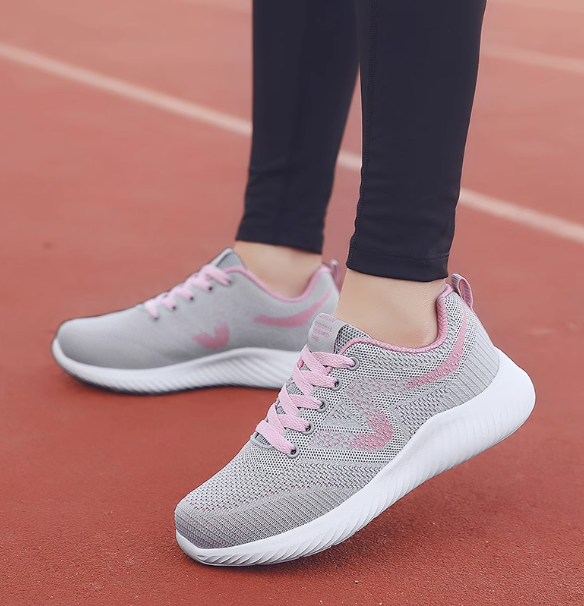 Rhino Pink Thin Shock Absorbing Sneakers