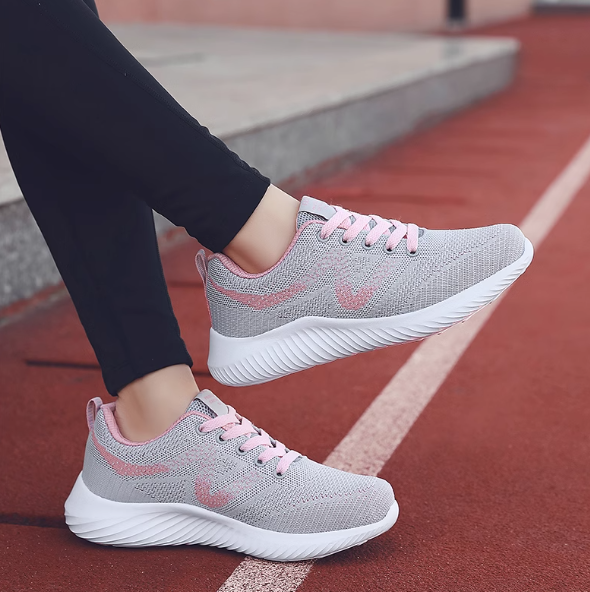 Rhino Pink Thin Shock Absorbing Sneakers