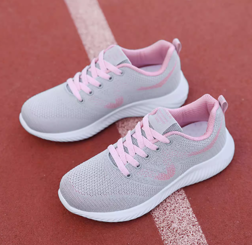 Rhino Pink Thin Shock Absorbing Sneakers