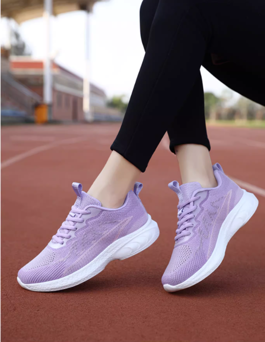 Azure Blue Thin Shock Absorbing Sneakers