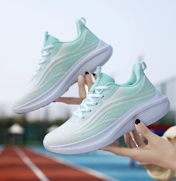 Baby Green Thin Shock Absorbing Sneakers