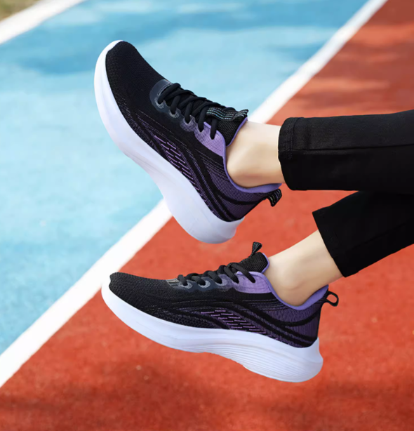 Orchid Purple Thin Shock Absorbing Sneakers