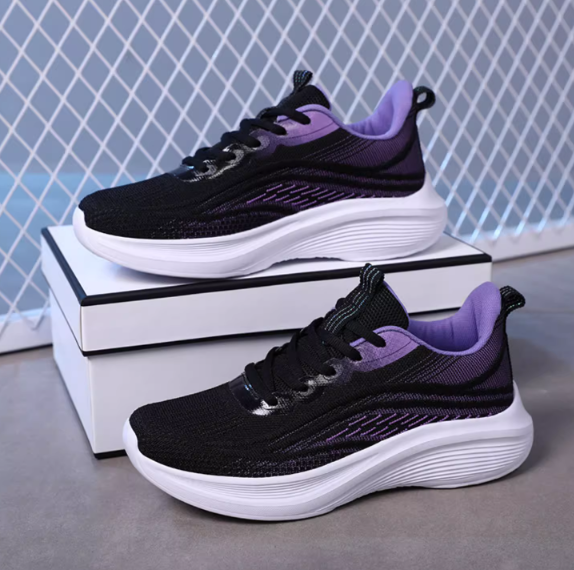 Orchid Purple Thin Shock Absorbing Sneakers