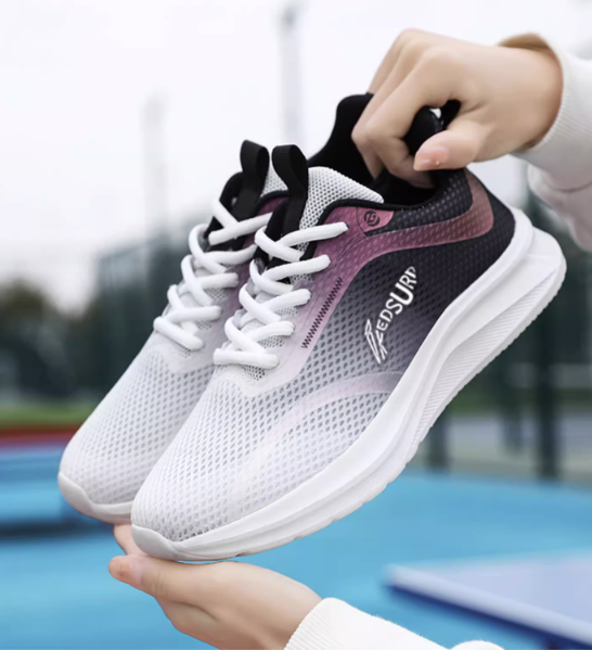 Mulberry Pink Breathable Sneakers