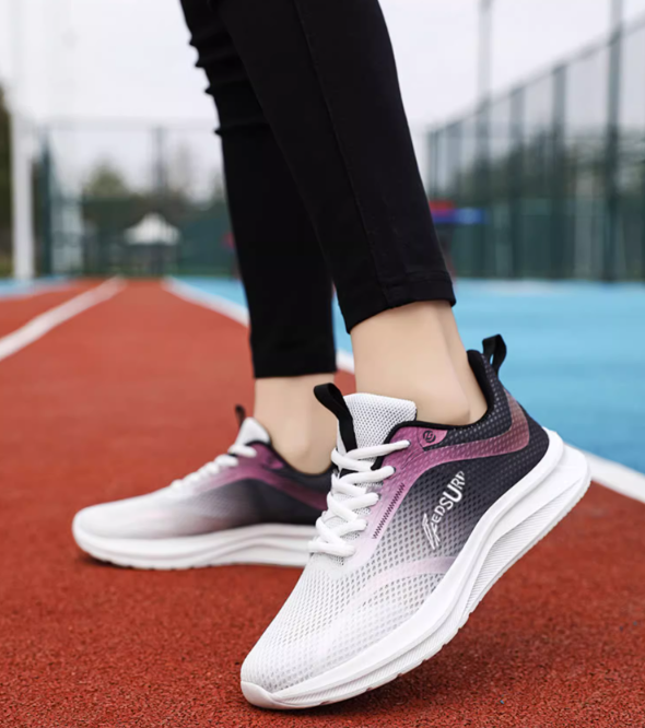 Mulberry Pink Breathable Sneakers