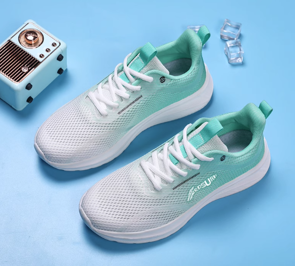 Moss Green Shock Absorbing Sneakers