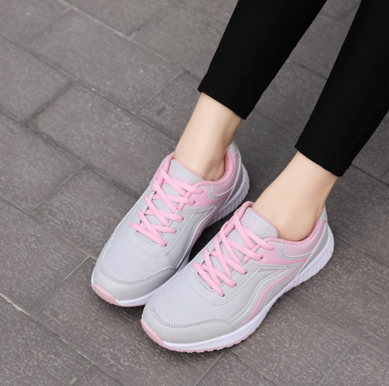 Ash Pink Breathable Sneakers