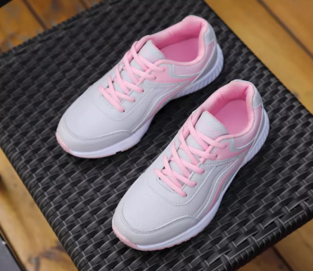 Ash Pink Breathable Sneakers