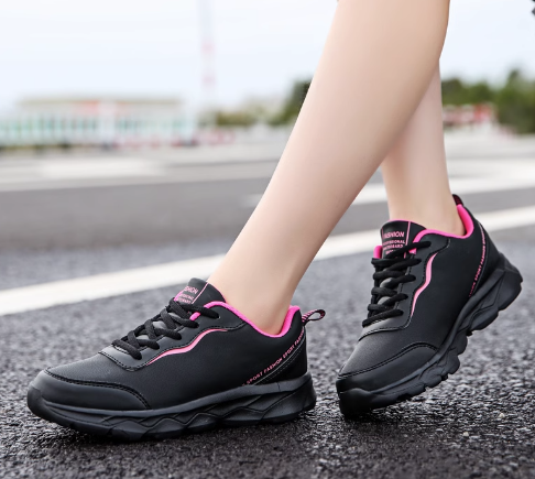 Brick Pink Breathable Sneakers