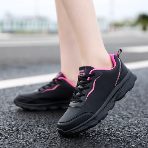 Brick Pink Breathable Sneakers
