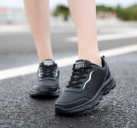 Black Seal Breathable Sneakers