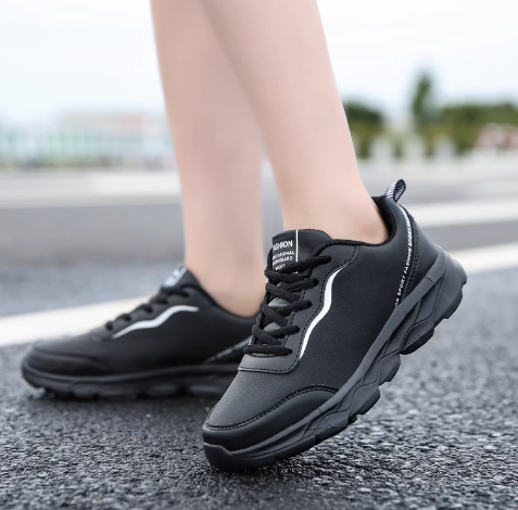 Black Seal Breathable Sneakers