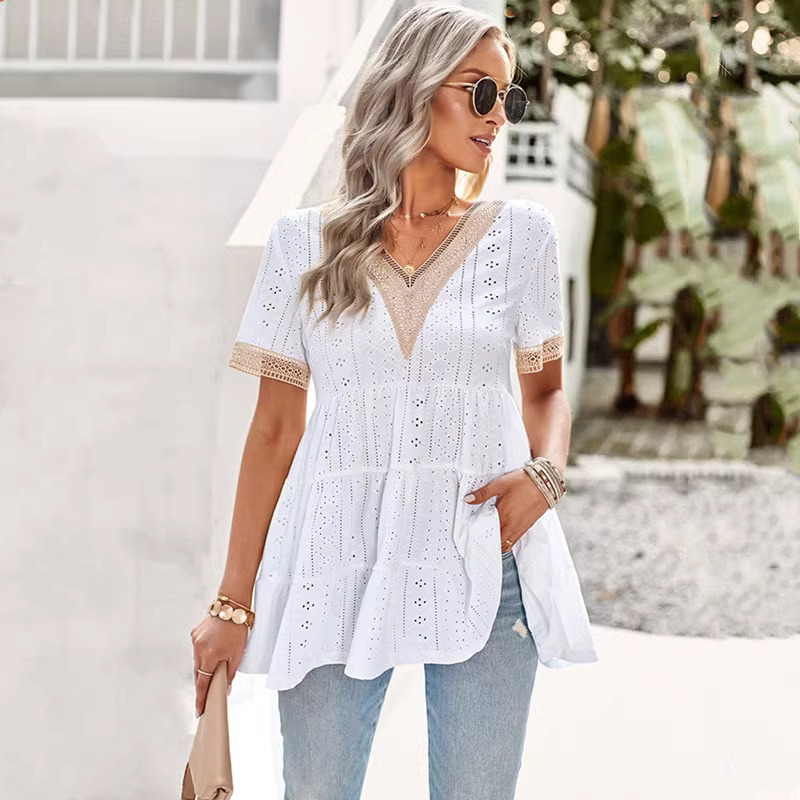 ladies bohemia white top  