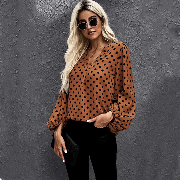 ladies polka dot top  