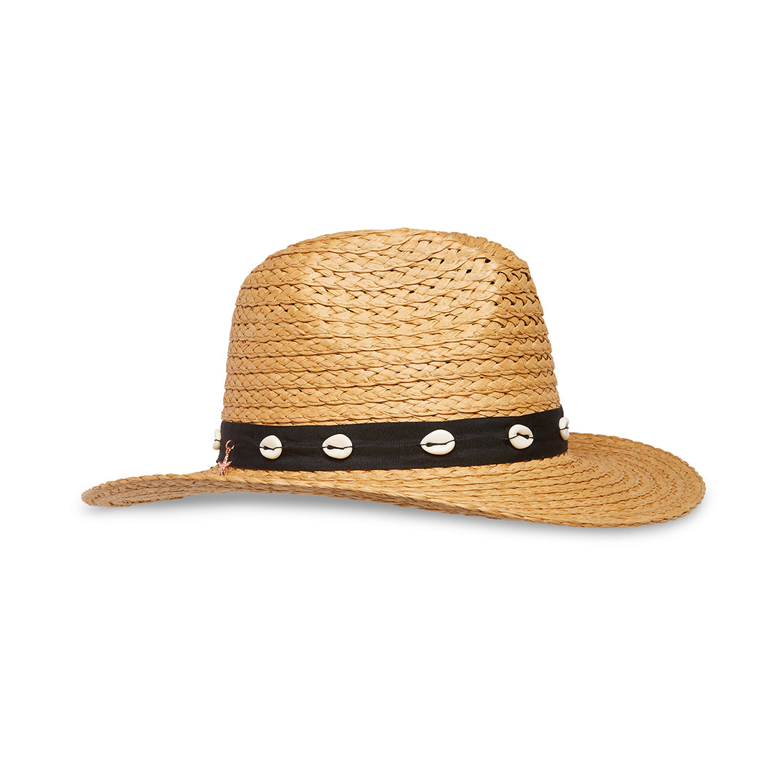 STRAW SEASHELL HAT NATURAL