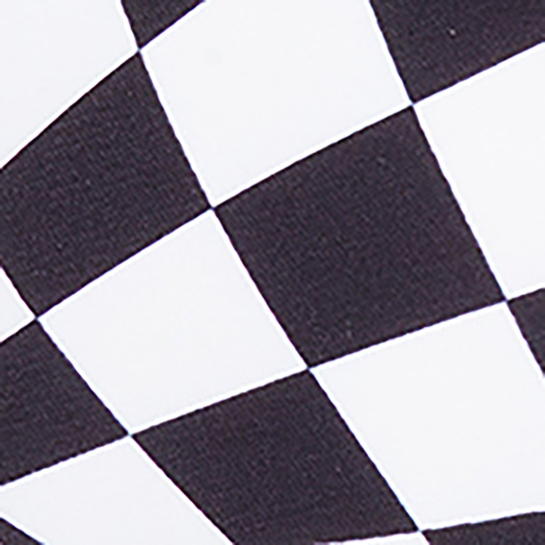 WARPED CHECK BUCKET HAT WHITE