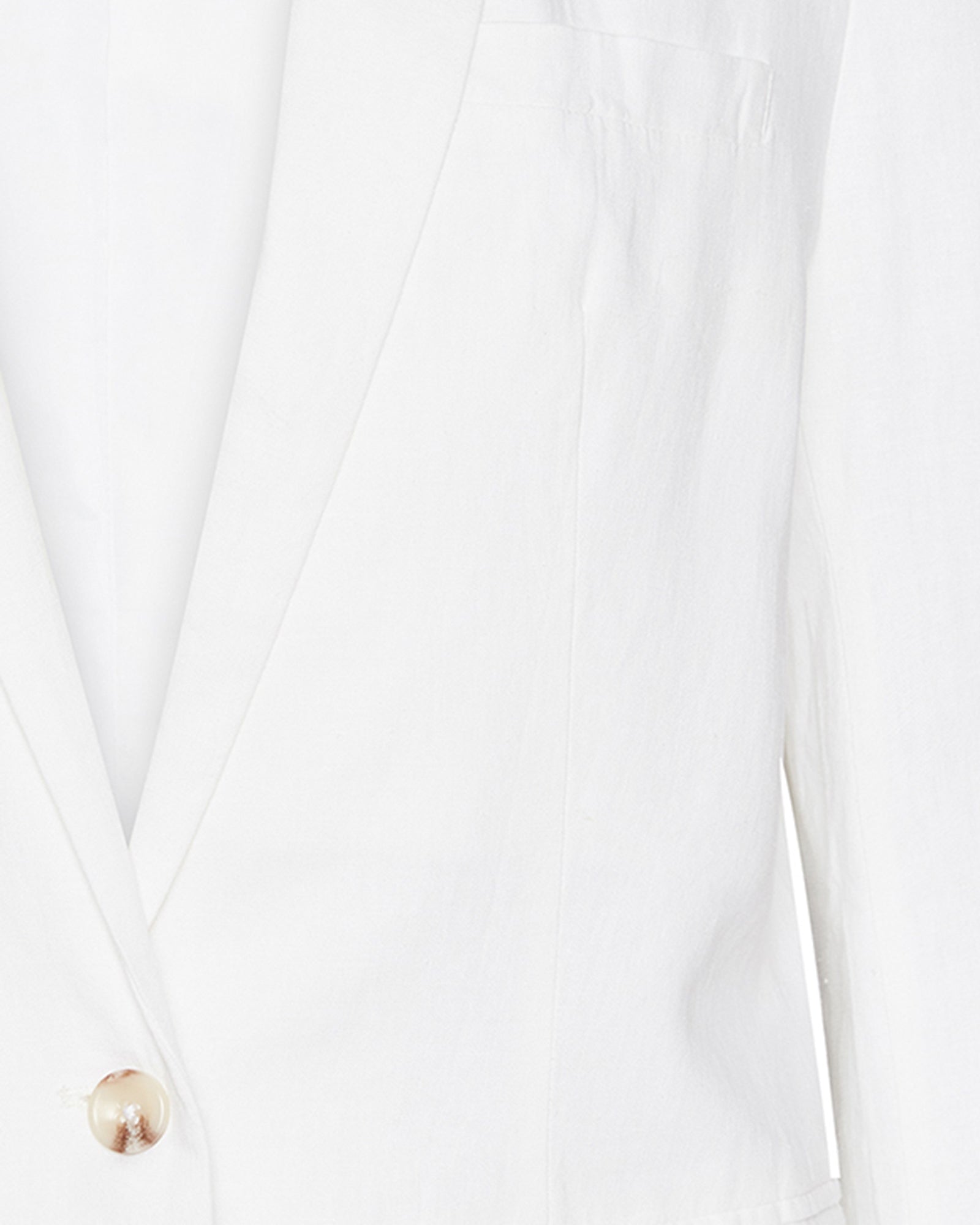 LINEN ON THE EDGE BLAZER WHITE