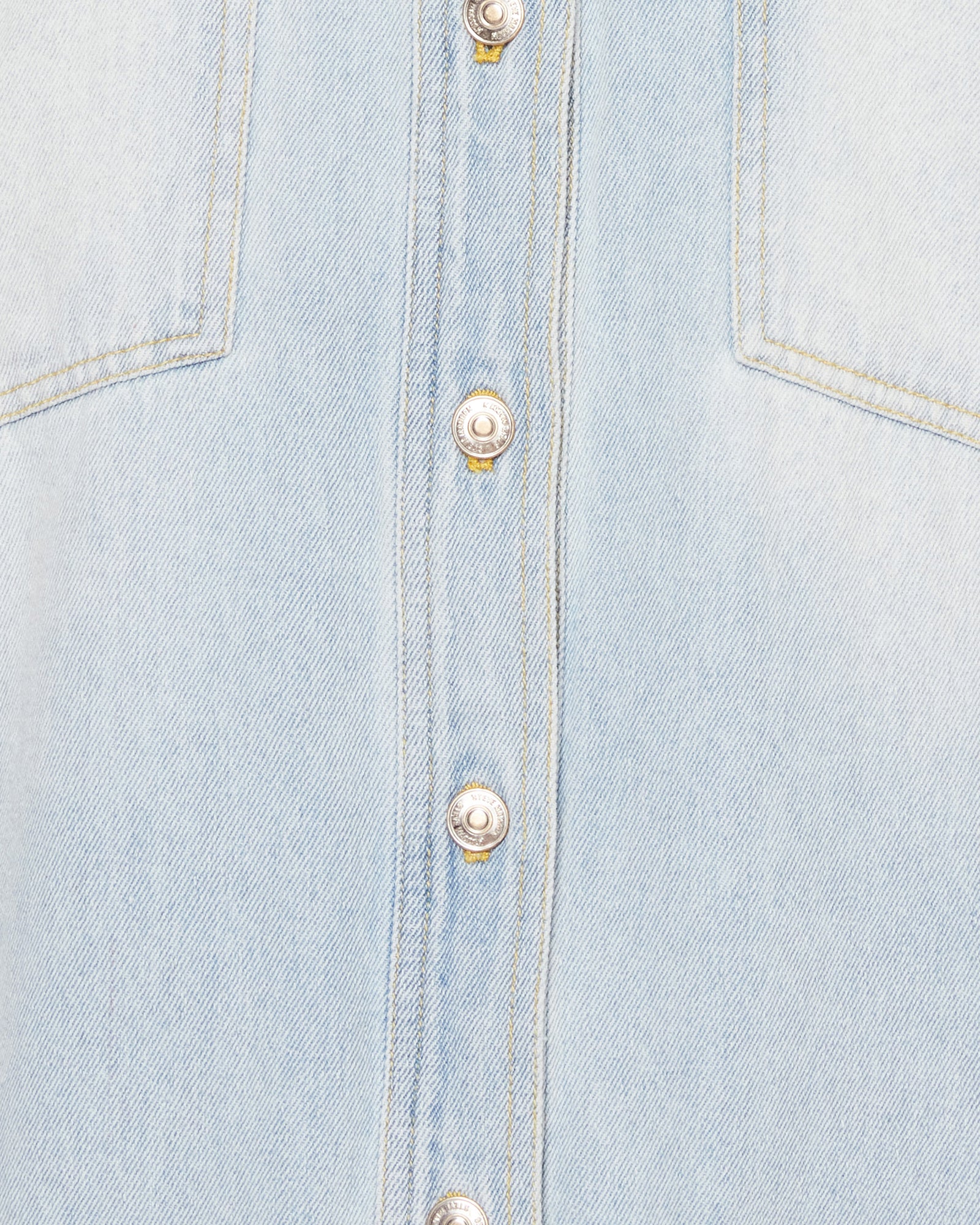 CASSIE TOP DENIM FABRIC