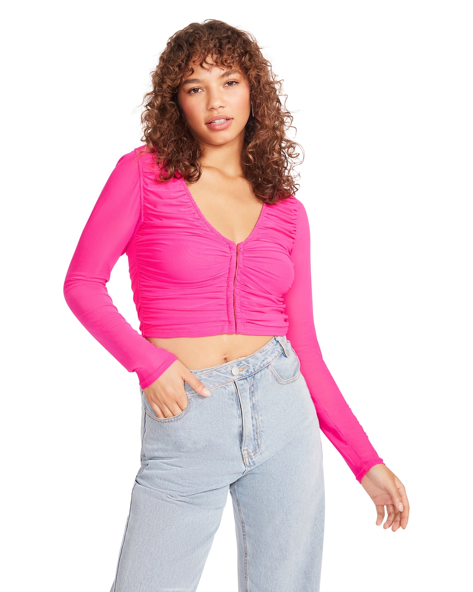 LUNA TOP HOT PINK
