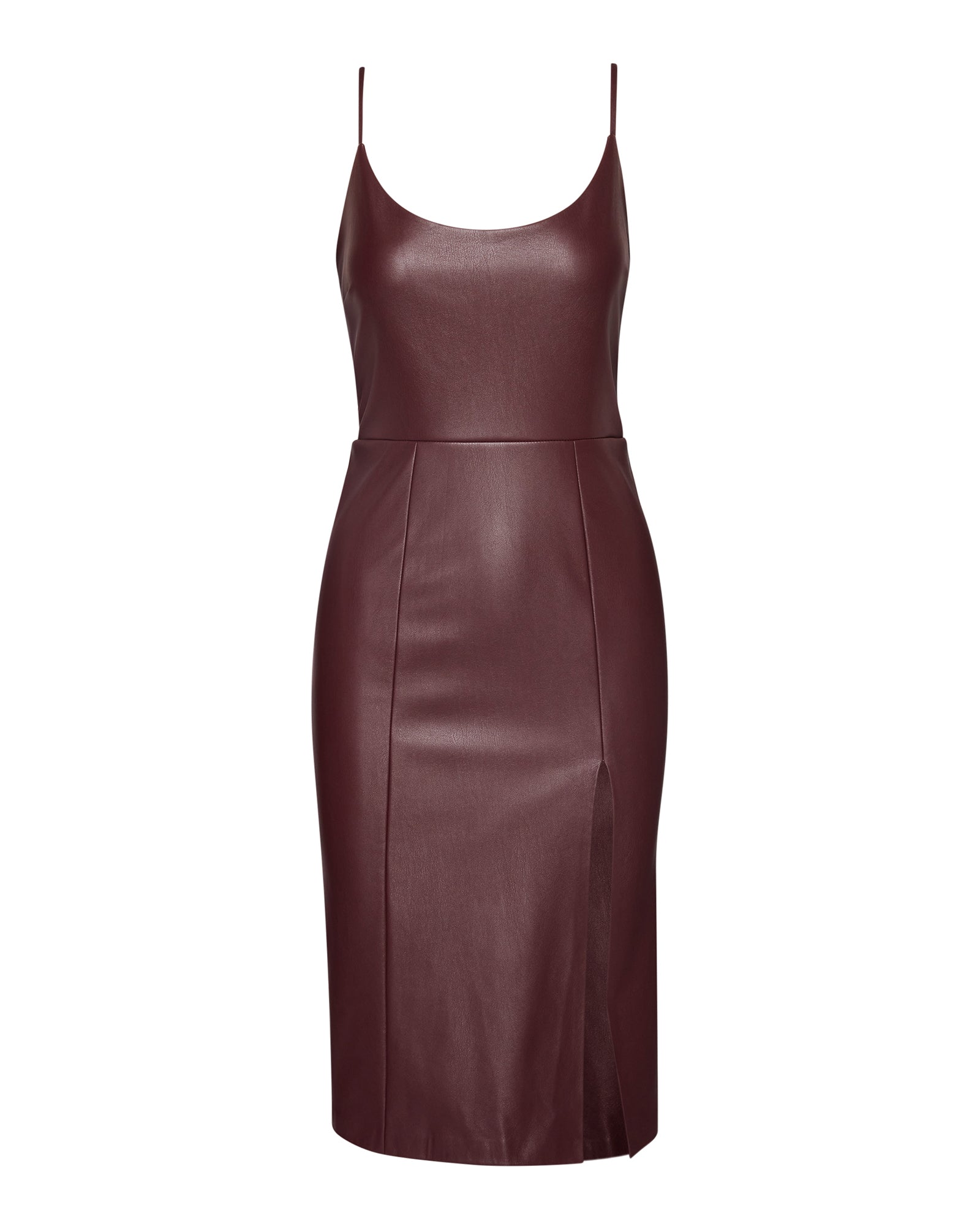 GISELLE DRESS BURGUNDY