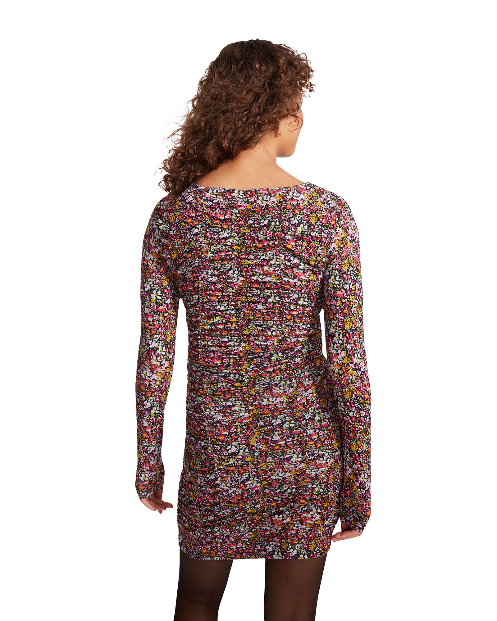 RAVEN FLORAL DRESS PINK