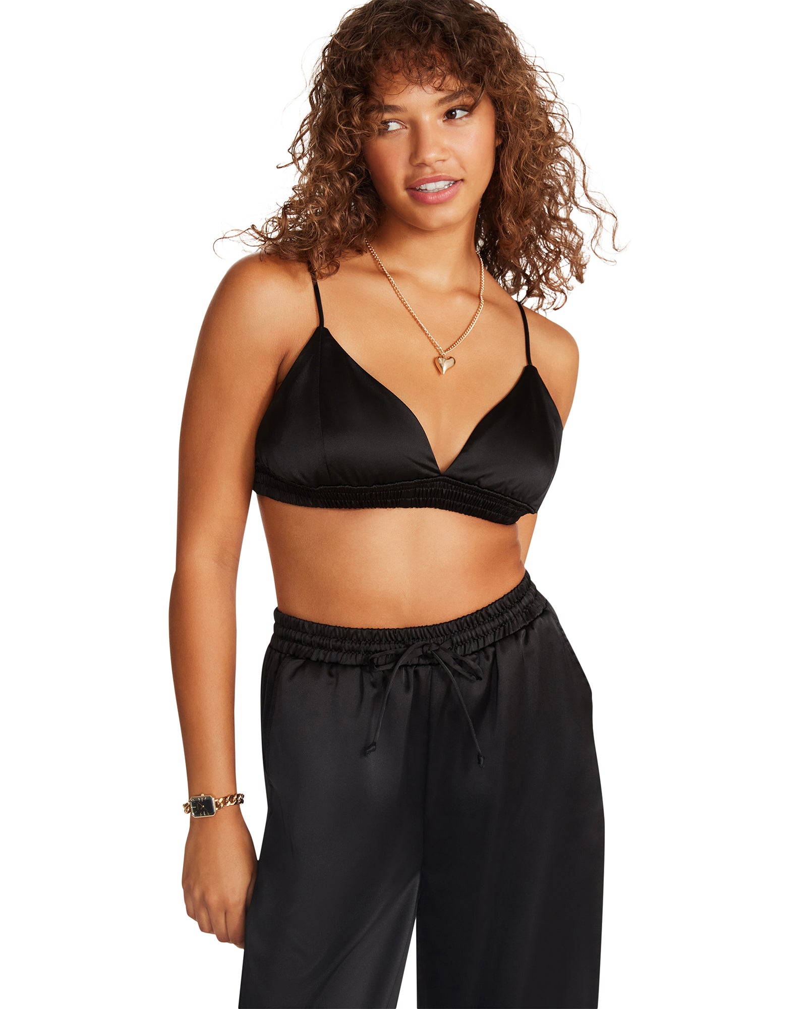 PEPPER BRA TOP BLACK