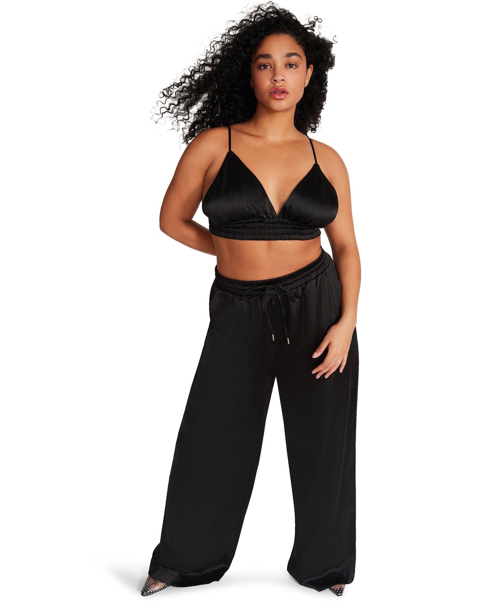 PEPPER BRA TOP BLACK