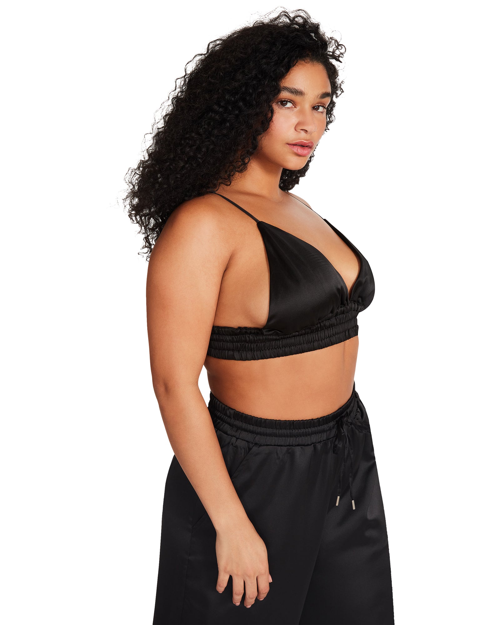 PEPPER BRA TOP BLACK